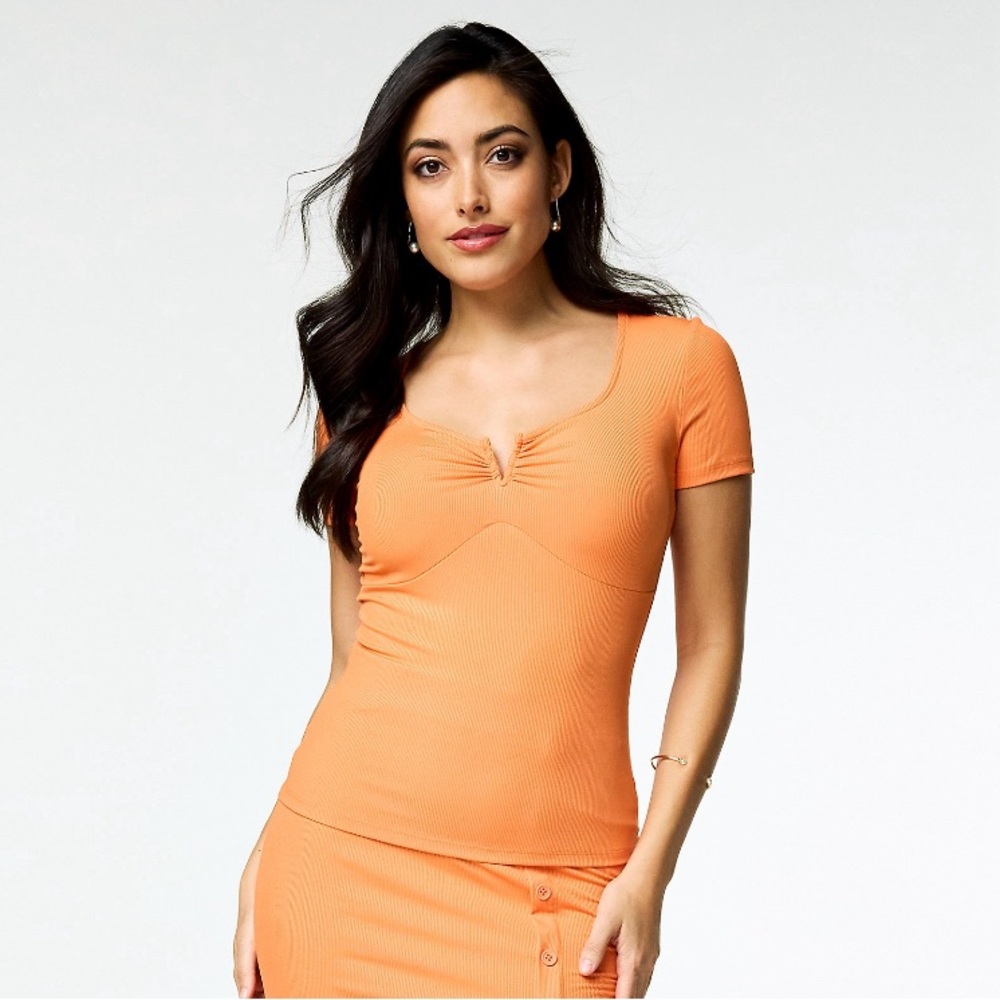 Women’s INTEMPO Square Neck Unlined Ribbed Top, 3X - Picture 8 of 8